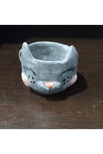 esdekor Ceramic Small Mug Handmade 7X7Cm 1 Piece