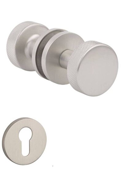 THG TIME (TUJA) Slim Nickel Satin Door Buttons
