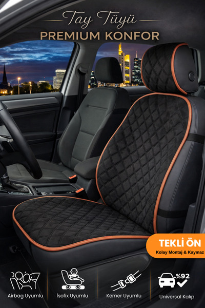 e-biz Car Seat Cover Thai Feather 4-Layer Cushion Single Front - Anti-Sweat, ...