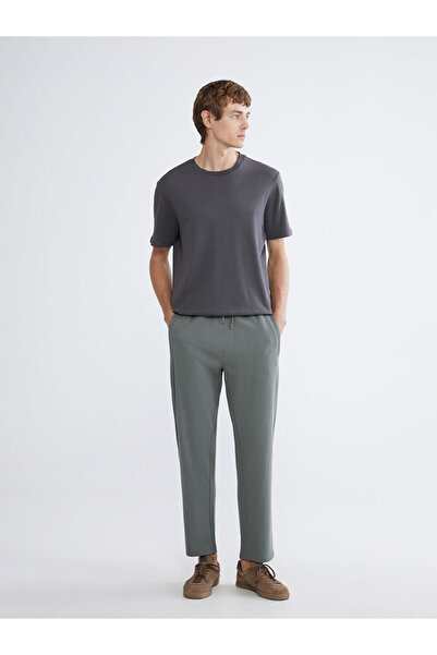 LC Waikiki Southblue Khaki Standard Fit Men's Sweatpants