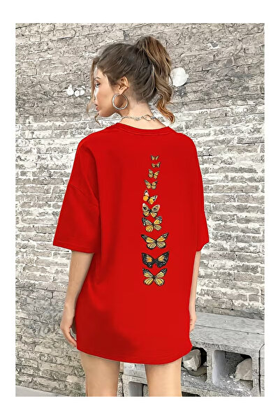 ZEMLİYA Unisex "Butterfly" Printed T-Shirt -Modern Style