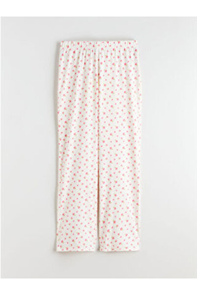 LC Waikiki M1 SEZON سروال بيجامة نسائي بخصر مطاطي وطبعة زهور