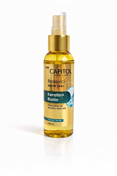 Capitol Keratin+ Biotin Besleyici Bakım Yağı 100 ml