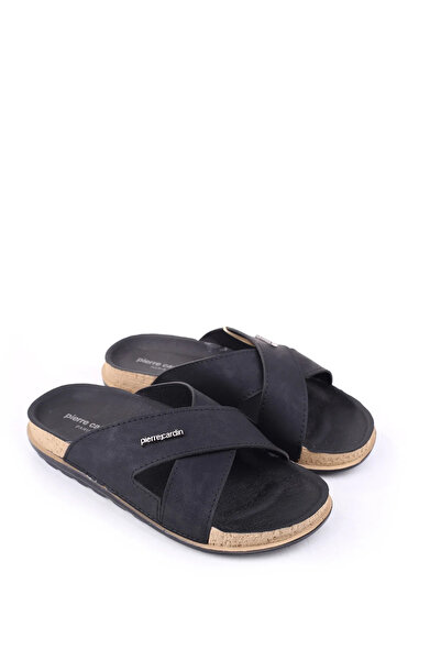 Pierre Cardin Pc-7430 Women's Cross Detail Anatomical Slippers