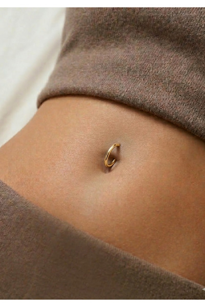 kurukafagift Halka Çelik Göbek Piercing