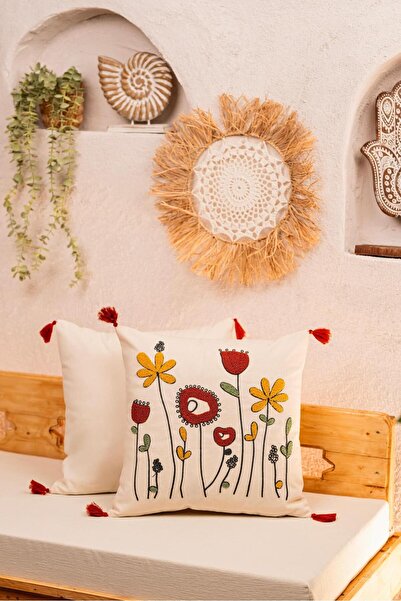 Viaden Bohemian Cushion 42 cm X 42 cm Flower Garden