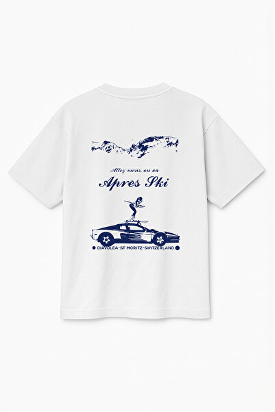 Altair Tr Oversized Unisex Apres Ski Kayak Printed T-Shirt T-Shirt