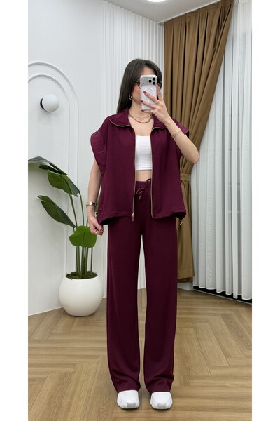 R-Style Paraşüt Garnili Fermuarlı Takım