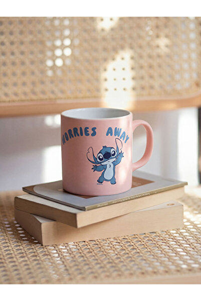 LC Waikiki Rmz Gi̇yi̇m Farkiyla Ceramic Mug with Stitch Figure 320 ml