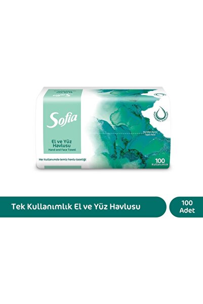 Sofia El ve Yüz Havlusu 100'lü