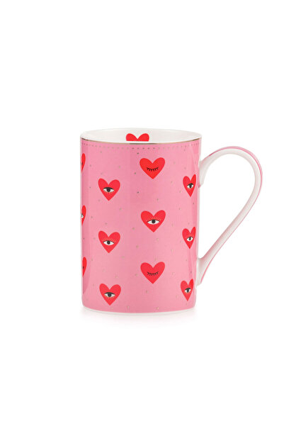 LC Waikiki Heart Printed Porcelain Mug - 320 ml
