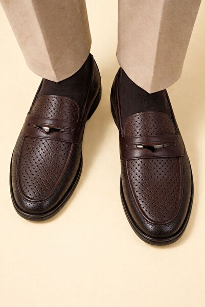 TRENDYSHOSE 7059 Anatomic Natural Leather Men's Casual Shoes