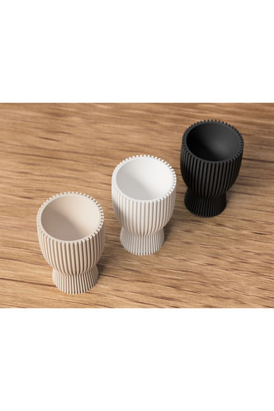 SELÇUK Dekoraktif 3 lü servis rafadan yumurtalık