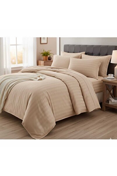 Back House طقم مفروشات فاخر مكون من 7 قطع بجودة فندقية - قطن 100%، ناعم وجيد ...