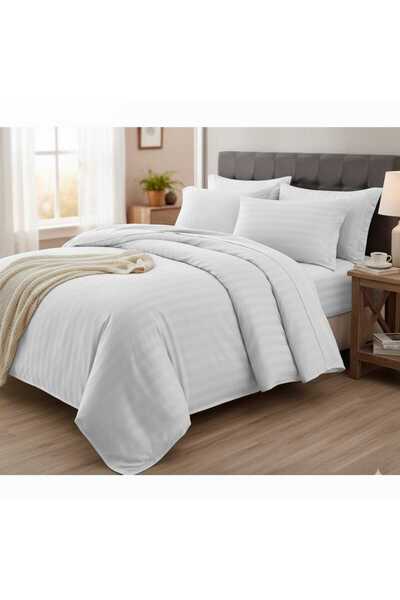Back House Luxury Hotel-Quality 7-Piece Bedding Set – 100% Cotton, Soft & Bre...