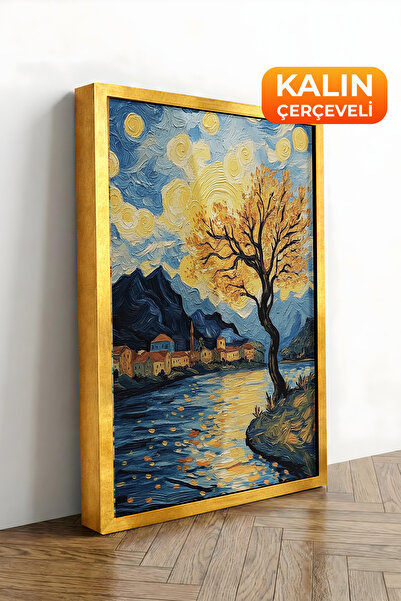 Zestia Slika na platnu sa zlatnim okvirom Van Gogh Zvezdana noć Most Komentar...