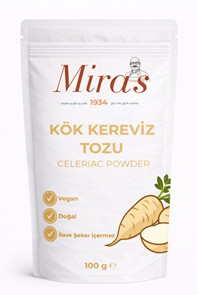 Miras 1934 Kök Kereviz Tozu Katkısız 100g | Çorba ve Yemekler