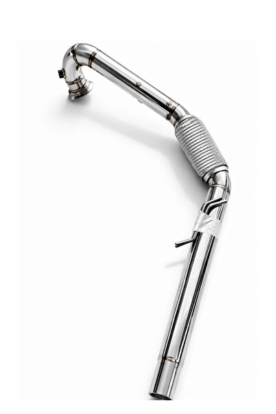 egzoz burada Seat Leon Fr Downpipe Krom Egzoz Borusu Spiralli Down Pipe Eksoz...