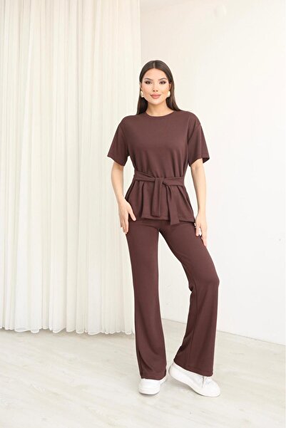 Mazelf Baby&Kids Wear Modal Sets of Spanish Long Pants with Belt