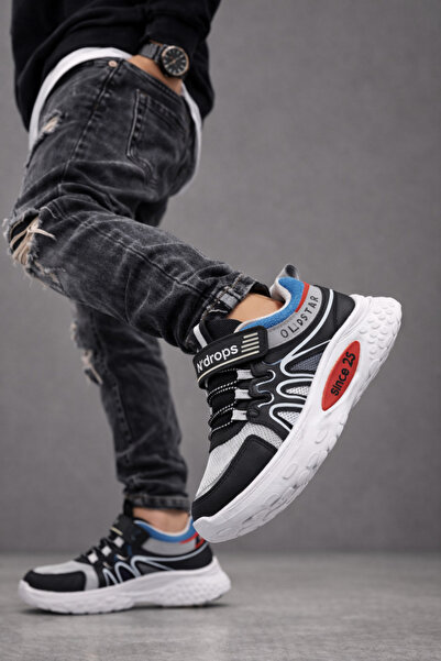 STOCON Pantofi sport unisex pentru copii Filet cu talpă ortopedică moale snea...