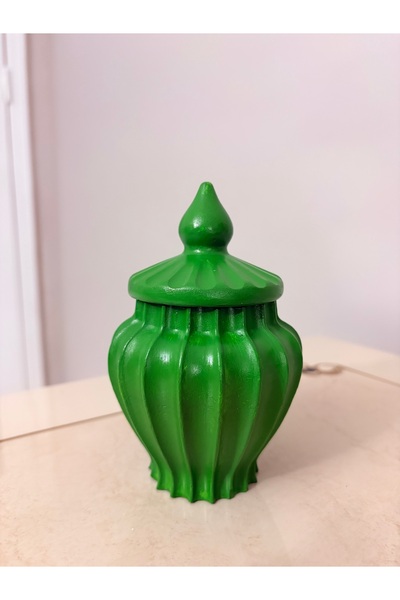 Store Dekoratif vazo, kapaklı kutu, obje, süs eşyası