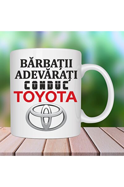 OEM Cana ceramica personalizata - PrintSHOP - barbatii adevarati conduc toyot...