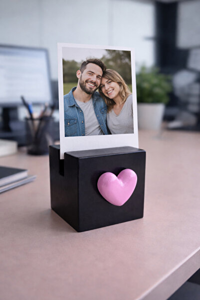 unique florya Βάση φωτογραφιών με καρδιά, θήκη για κάρτα μνήμης, διακοσμητική...