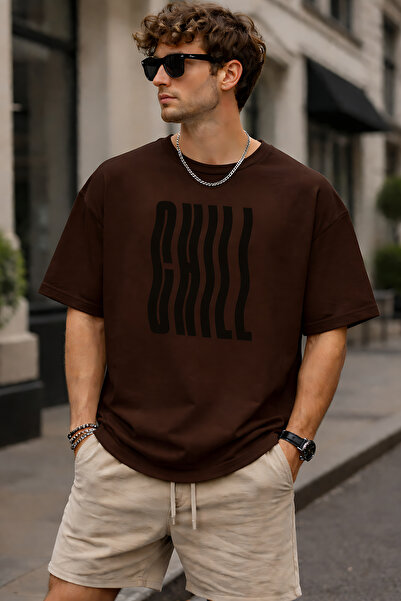 ArtYus Unisex Chill Printed Oversized T-Shirt – Streetwear Style Comfortable ...