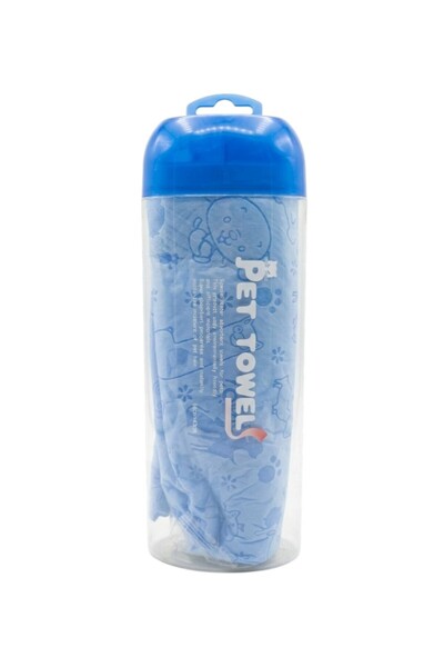 MPET Ultra-Absorbent Quick-Dry Pet Towel (66cm x 43cm) – Deep Cleaning for Ca...