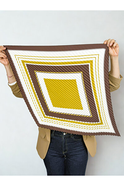 dukart Eșarfă Trendlover, batic, bandană, plisată, 70x70 cm