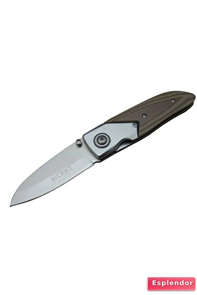 esplendor Eco Lounge CRKT CR 0145 Kamp Çakı 18 cm - Ahşap Saplı, Kılıflı, Kutulu