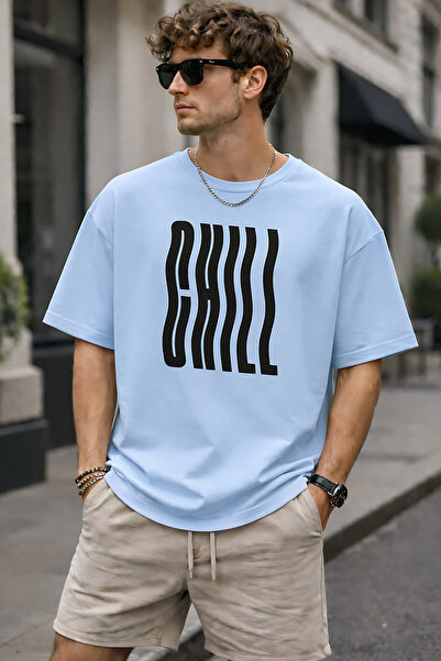 ArtYus Unisex Chill Printed Oversized T-Shirt – Streetwear Style Comfortable ...