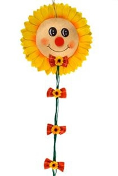 Tessari Hanging Decoration Sun with Bows & Flowers 90 cm