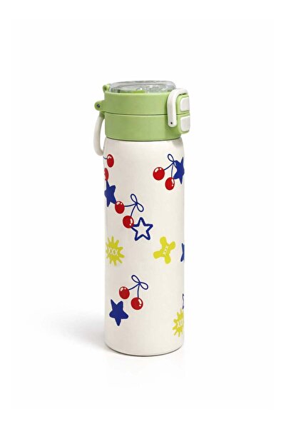 Generic Kids Stainless Steel Water Bottle with Straw Lid – Leak-Proof, BPA-Fr...