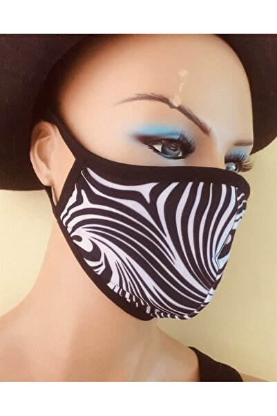 BilfolD Zebra Pattern Washable Mask
