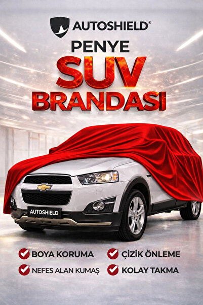 Universal Chevrolet Captiva Penye SUV Araç Brandası Kalın Kumaş Garaj Brandas...