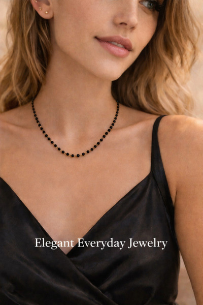 OEM Women's necklace with elegant beads - minimalist fashion chain for women,...