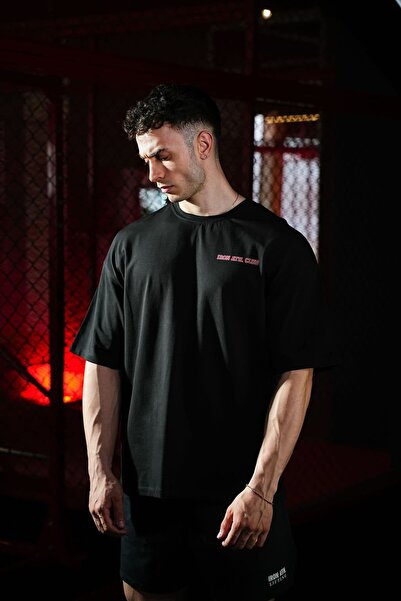 iac iron athletics club تي شيرت مضاد للرفع للرجال مقاس كبير