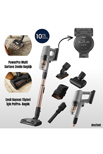 Electrolux Kablosuz Şarjlı Dikey Süpürge – 90 dk Kullanım, LED Başlık & Akıll...