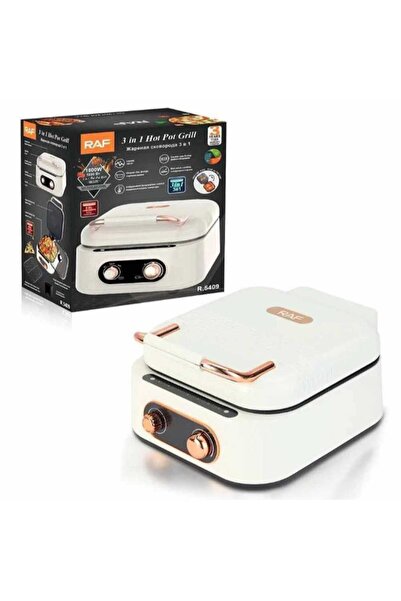 Generic 3-in-1 Electric Hot Pot and Indoor Grill – 1800W Dual Control Social ...