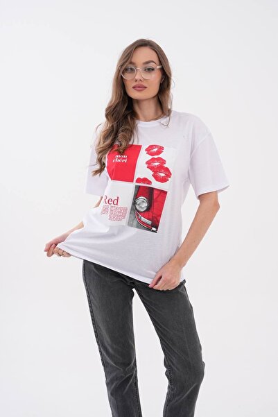 LAYORA Unisex Streetwear Star Printed Oversized T-Shirt