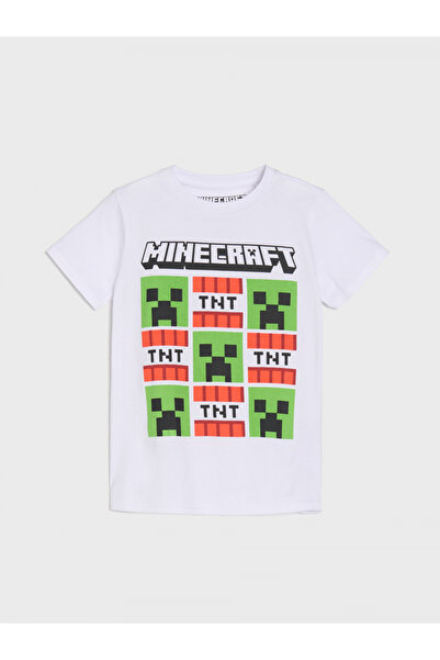 MINECRAFT Βαμβακερό κοντομάνικο μπλουζάκι