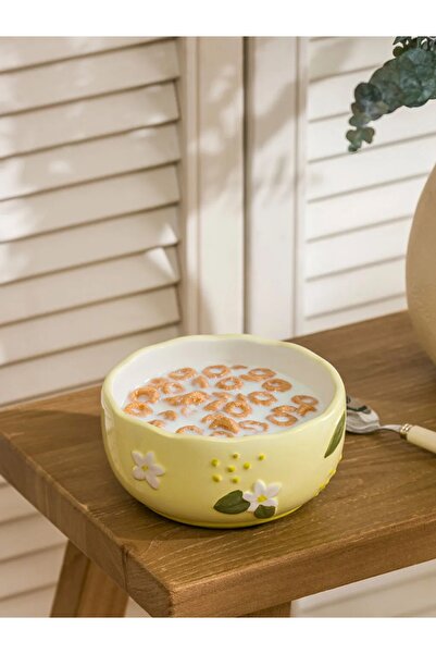 LC Waikiki Flower Printed Ceramic Bowl 13.5 cm