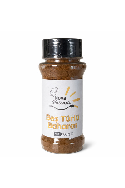 Glutensiz Beş Türlü Baharat 100 g | Köfte, Et ve Dolma İçin Aromatik Baharat Karışımı