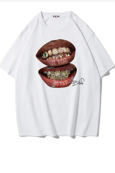 sor sign تي شيرت ديك مطبوع قصة فضفاضة