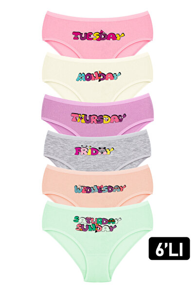 CSN CASANO Girl's 6-Pack Printed Slips