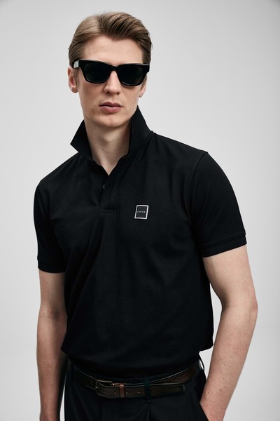 Lufian 111040233 Tricou cu guler polo pentru bărbați Carter Smart Tricou pent...