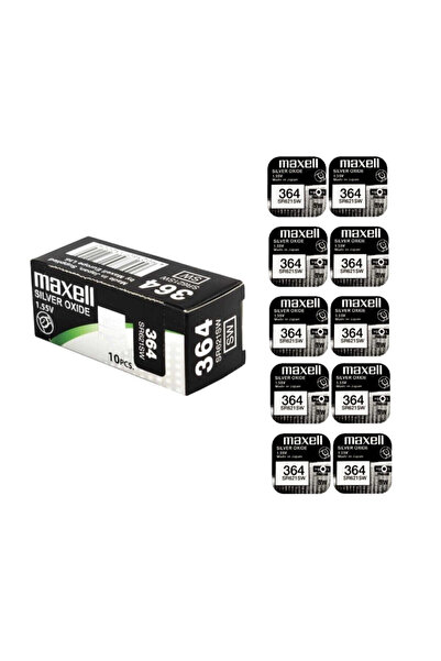 Maxell Sr621sw 364 Saat Ve Cihaz Pili - 10 Adet