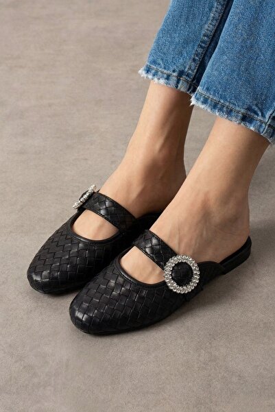 FUGA MODA Nordy – елегантни дамски пантофки за ежедневно носене с черна плете...