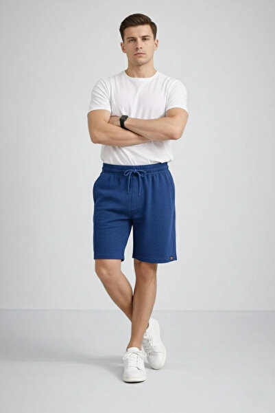 LUMİART Men's Otoban Woven Shorts with Elastic Waist, Laces, Pockets, Comfort...